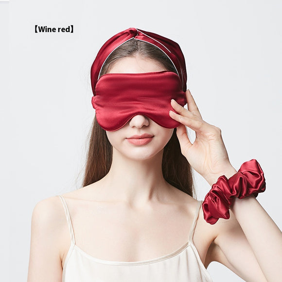 Antifaz de Seda Gruesa Brillante 22M - Protección Ocular Premium