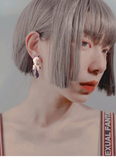 Aretes Gatitos Oscilantes - Moda Divertida sin Dolor - Image 12