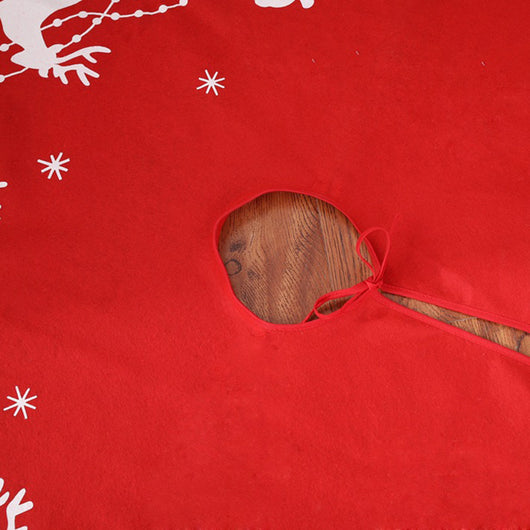 Falda para Árbol de Navidad con Estampado de Reno Navideño - Image 9