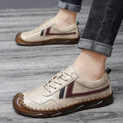 Zapatos Casuales Negros de Cuero Tendon - Estilo Trendy Diario - Image 7