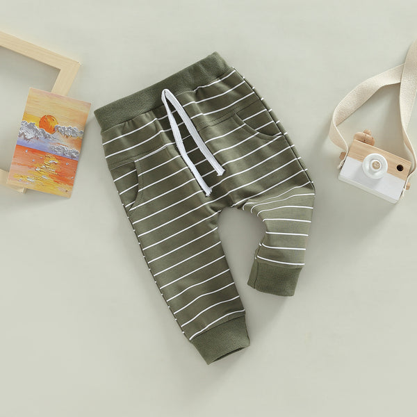 Pantalones Deportivos Casuales a Rayas para Niños