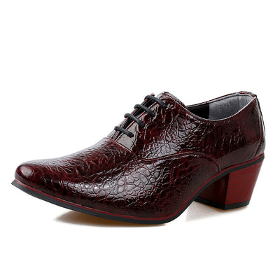Zapatos de Moda Británica para Hombre con Punta Elevada - Image 15