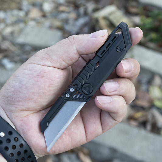 Cuchillo Táctico Plegable de Aleación de Titanio