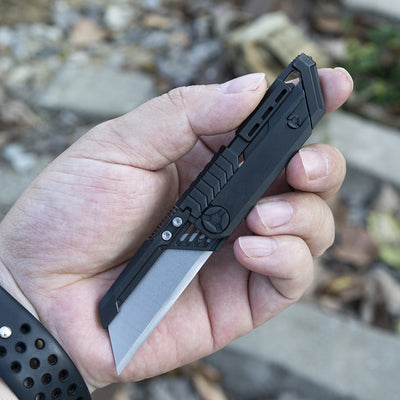 Cuchillo Táctico Plegable de Aleación de Titanio