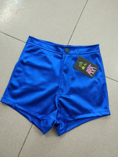 Shorts Retro de Cintura Alta con Bolsa Lateral para Cantantes - Image 30