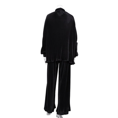 Pantalones Plisados Sueltos Estilo Retro Europeo Americano para Mujer - Image 23