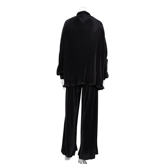 Pantalones Plisados Sueltos Estilo Retro Europeo Americano para Mujer - Image 23