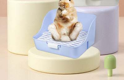 Arenero Esquinero para Mascotas Pequeñas - Entrenador de Baño para Conejos, Hamsters y Roedores - Image 25