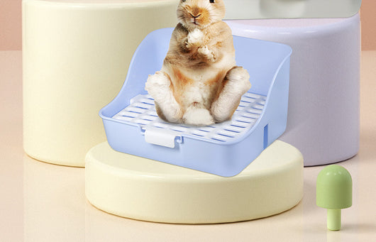 Arenero Esquinero para Mascotas Pequeñas - Entrenador de Baño para Conejos, Hamsters y Roedores - Image 25