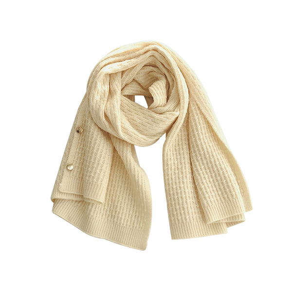 Capa Poncho de Lana Escocesa con Broche - Abrigo Versátil para Mujer