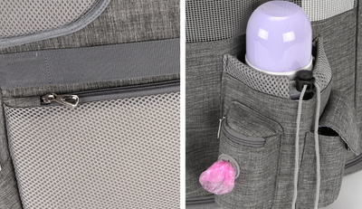 Mochila Transportadora para Mascotas - Bolsa Portátil Respirable para Perros y Gatos - Image 10