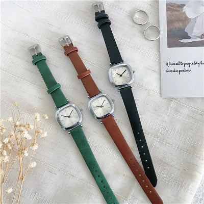 Reloj Cuadrado Retro Literario de Temperamento Elegante - Image 3