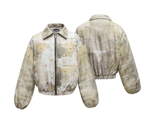 Chaqueta Acolchada de Algodón con Estilo Retro Americano 3D - Image 10