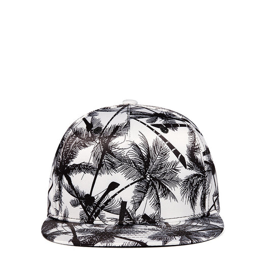 Gorra de Ala Recta con Estampado de Palmeras - Unisex Trendy - Image 2