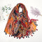 Pañuelo Bohemio Patchwork Retro con Estampado de Cachemira