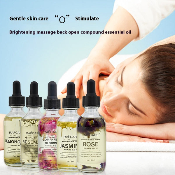 Aceite Corporal Vegetal para Cuello y Hombros - Cuidado de Piel Abierto