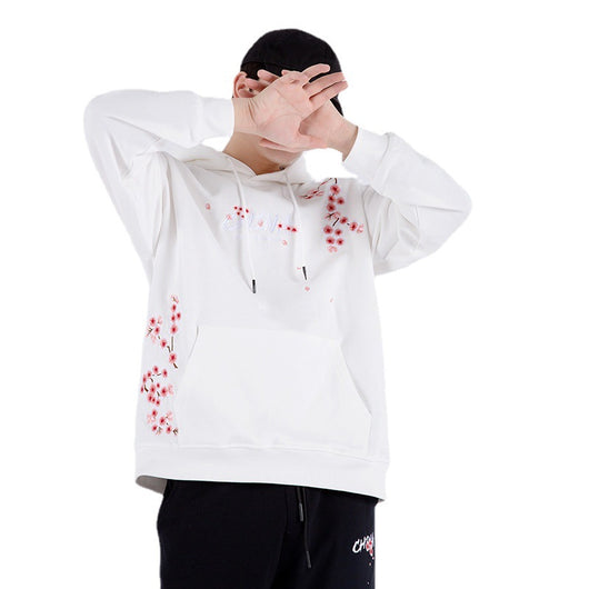 Suéter de Algodón Holgado Tendencia Nacional para Hombre - Image 3