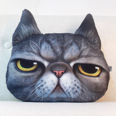 Almohada Gato de Peluche para Sofá y Cama - Image 4