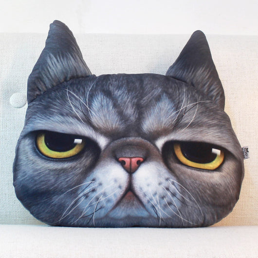 Almohada Gato de Peluche para Sofá y Cama - Image 4