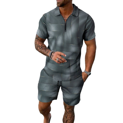 Conjunto Deportivo Hombre Pantalones Cortos y Camiseta Manga Corta - Image 5