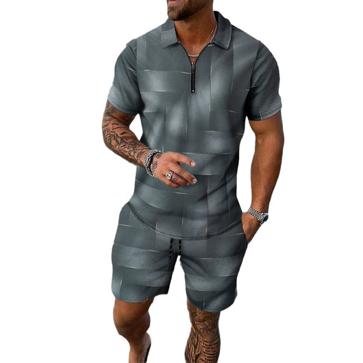 Conjunto Deportivo Hombre Pantalones Cortos y Camiseta Manga Corta - Image 5