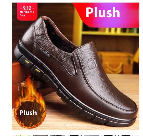 Zapatos de Cuero para Hombre con Suela Flexible y Respirable - Image 8