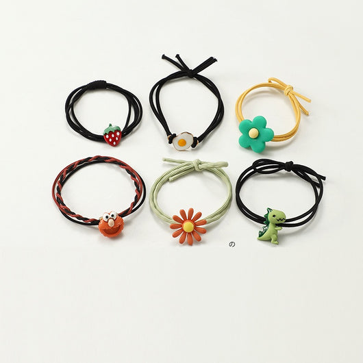 Bandas Elásticas para Cabello Infantil Estilo Coreano - Accesorios Cute Suave - Image 13