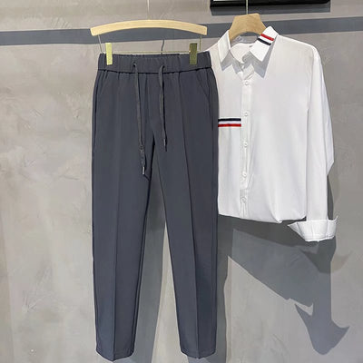 Pantalones Casuales Rectos con Cintura Elástica Talla 9 - Image 12
