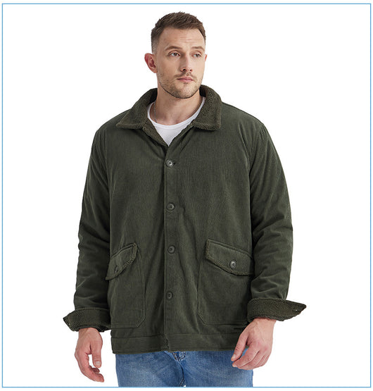 Chaqueta de Cachemira Gruesa para Hombre - Corte Holgado y Casual - Image 44