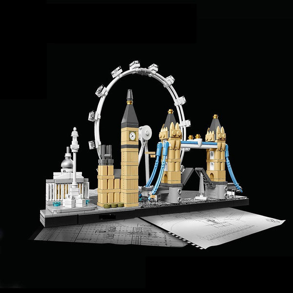 Set de Construcción Monumentos de Londres - Big Ben y Tower Bridge