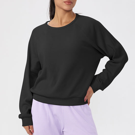 Blusa Deportiva Holgada de Manga Larga para Mujer - Image 5