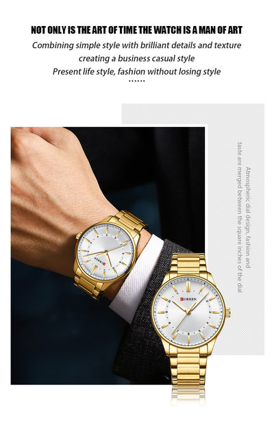Reloj Hombre Esfera Grande Resistente al Agua - Image 9