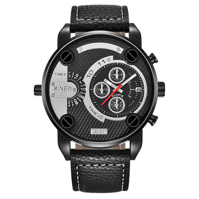 Reloj de Pulsera para Hombre con Calendario y Correa de Cuero Premium - Image 17