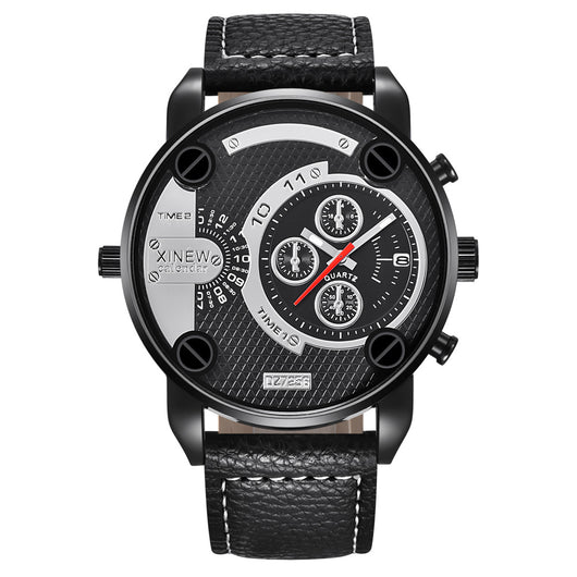 Reloj de Pulsera para Hombre con Calendario y Correa de Cuero Premium - Image 17