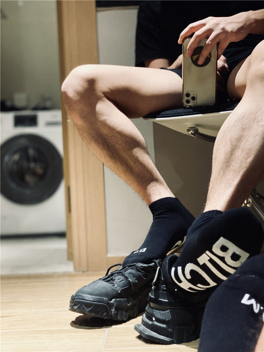 Calcetines de Lana para Hombre con Letras Deportivas - Image 21
