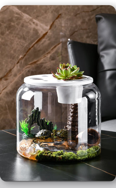 Acuario de Escritorio Ecológico con Alimentador Automático - Image 14