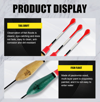 Set de 10 Flotadores de Pesca Barr Fir - Flotadores Resistentes para Pesca en Mar - Image 12