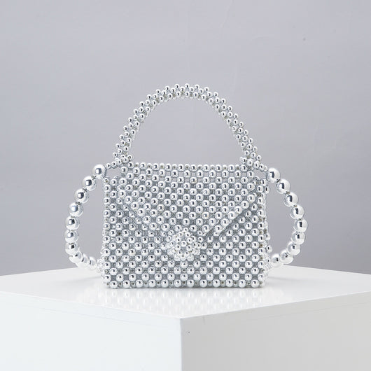 Bolsa Diagonal Tejida Artesanal Mini - Diseño Cute Acrílico Hecho a Mano - Image 8