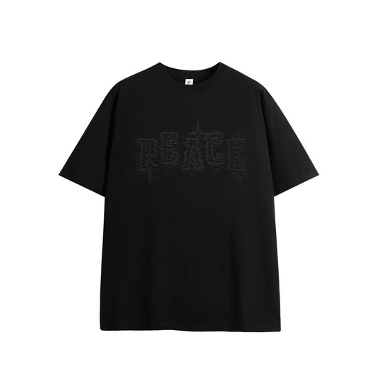 Camiseta Holgada Estampado Foam Puff para Hombre - Image 5