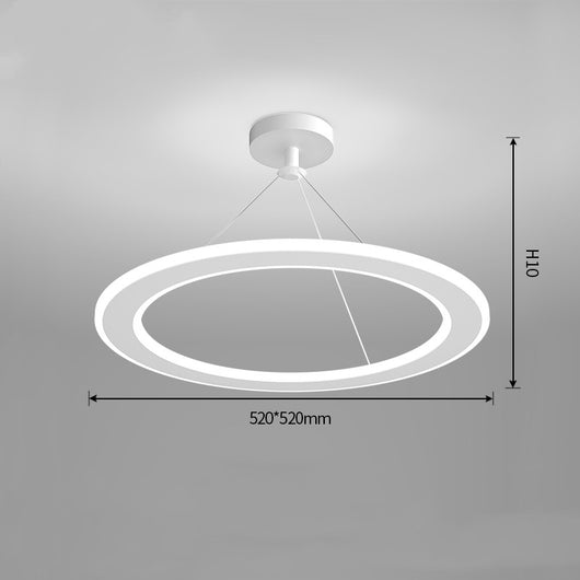 Lámpara de Techo Circular Minimalista para Dormitorio y Estudio - Image 6