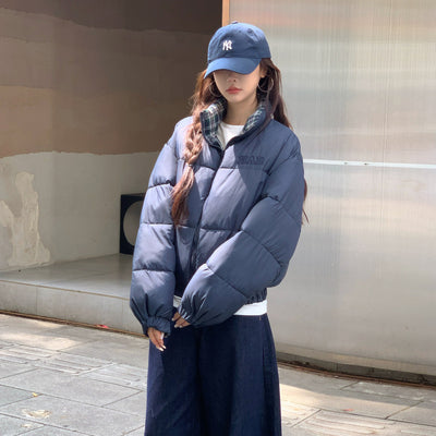 Abrigo Acolchado de Algodón Estilo Coreano para Mujer - Image 4