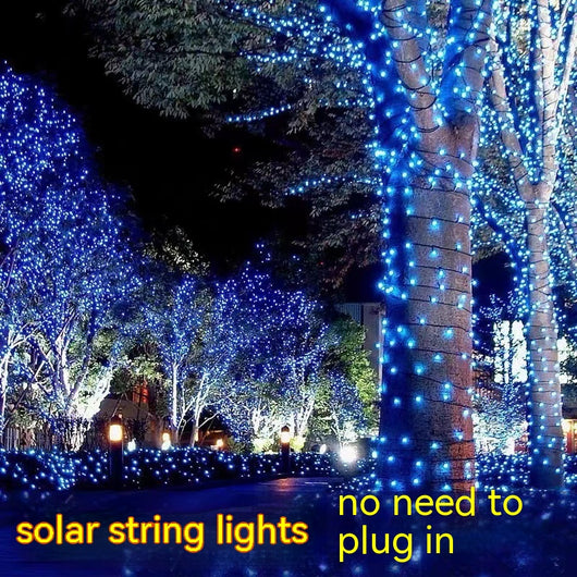 Luces LED Solares 8 Funciones para Exterior Resistentes al Agua