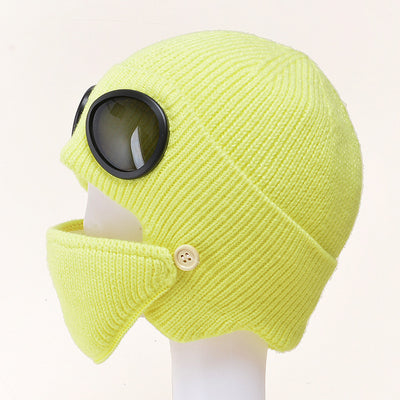 Gafas Aviador con Gorro de Lana Cálido y Forro de Terciopelo - Image 2