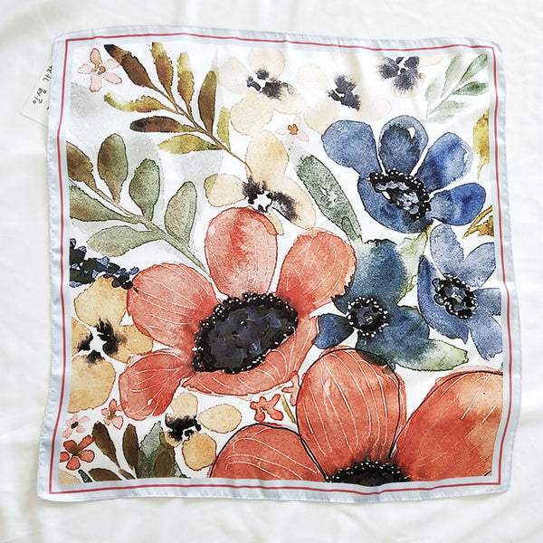 Pañuelo de Seda Vintage Pequeño
