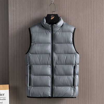 Chaleco de Algodón para Hombre con Cuello Alto - Estilo y Confort - Image 11