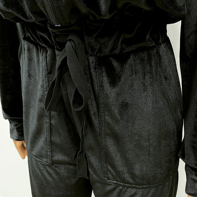 Jumpsuit Largo de Terciopelo Suelto para Mujer - Image 12