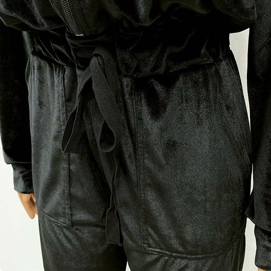 Jumpsuit Largo de Terciopelo Suelto para Mujer - Image 12