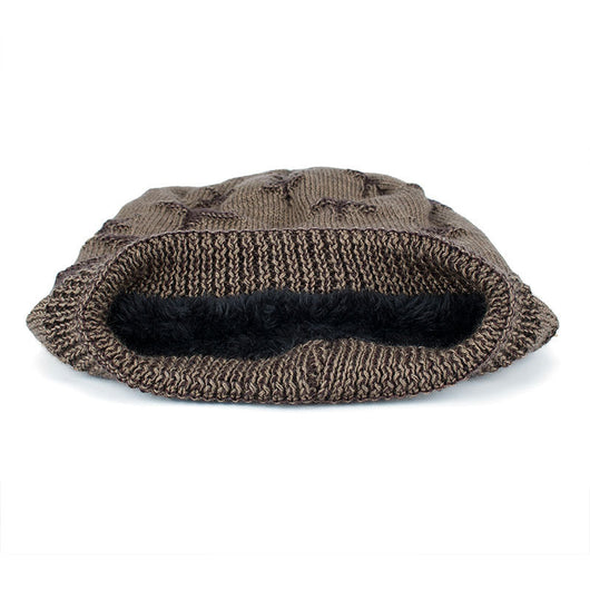 Gorro de Lana Tejido Cálido con Diseño Pentagrama para Hombre - Image 7