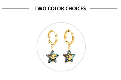 Aretes de Concha Nácar Lujo Creativo - Elegancia y Temperamento - Image 15