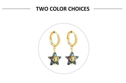 Aretes de Concha Nácar Lujo Creativo - Elegancia y Temperamento - Image 15